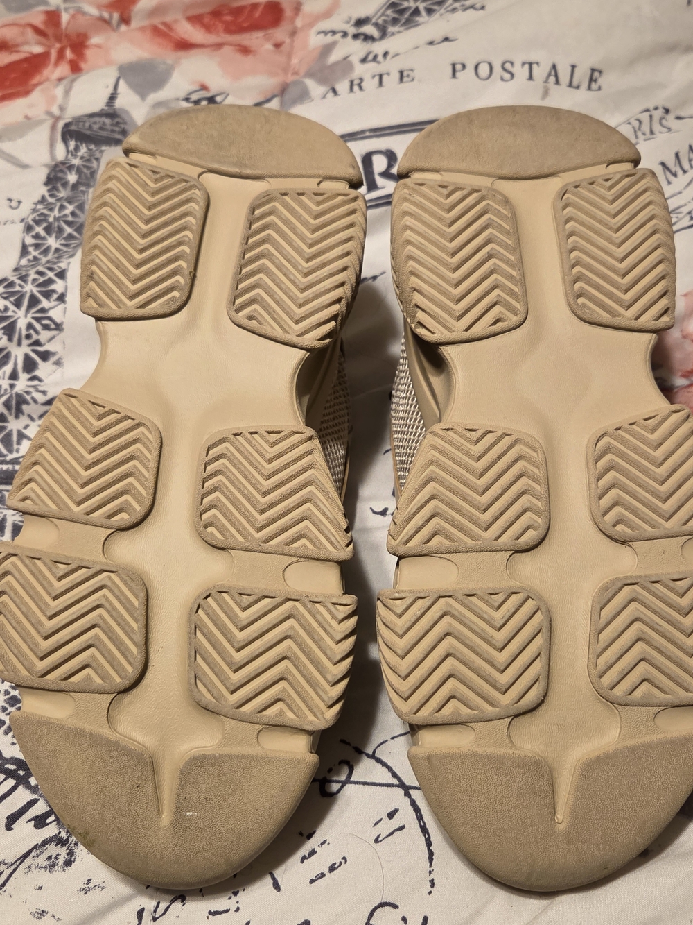 Beige Casual Sneaker Soles